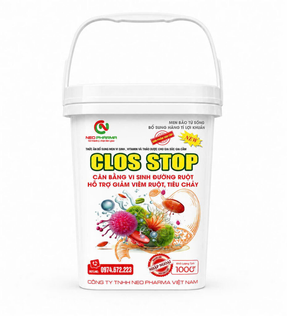 CLOS STOP (Khô phân sau lần sử dụng đầu tiên)